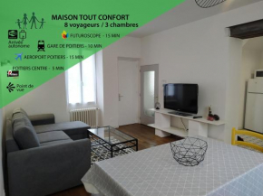 Maison de Notre Dame des Dunes - 3ch / 8 pers, Poitiers